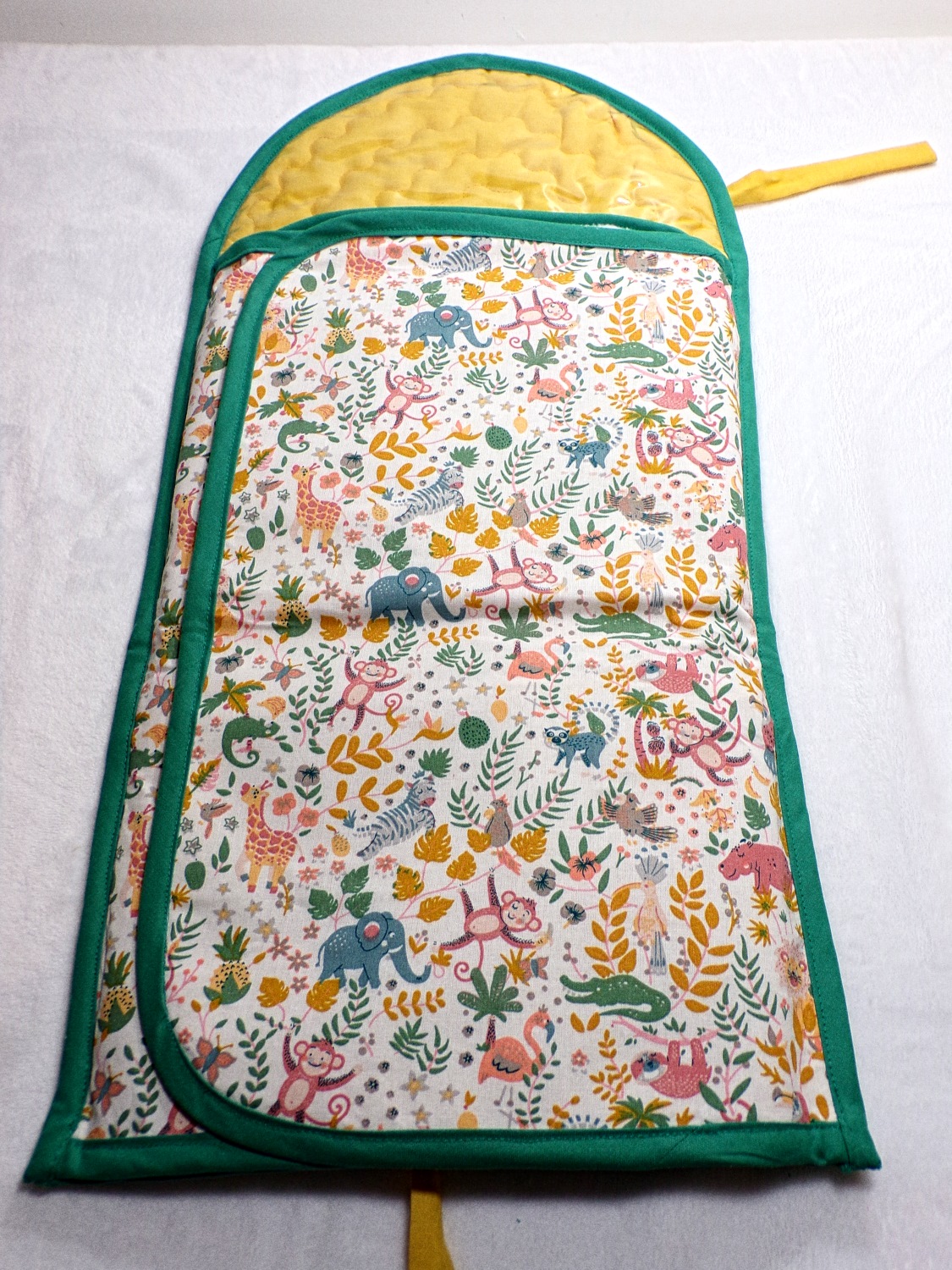 tapis de change bébé imperméable fait main
