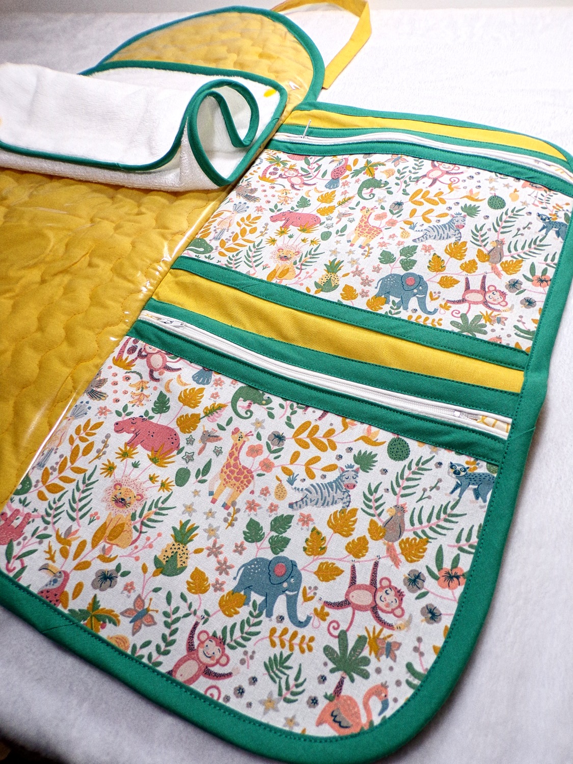 accessoire bébé toilette savane fait main
