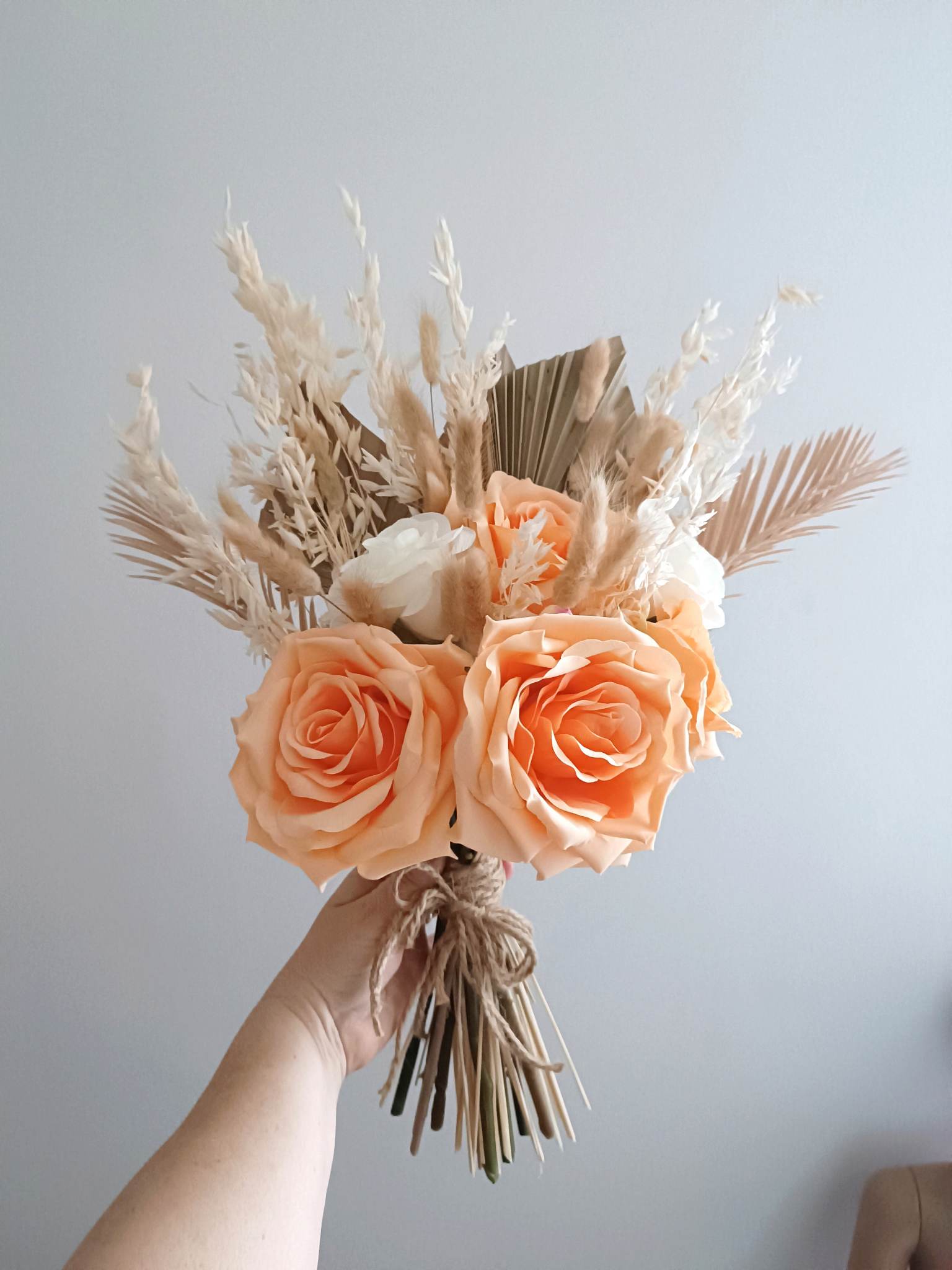 bouquet de mariee boheme fleurs sechees