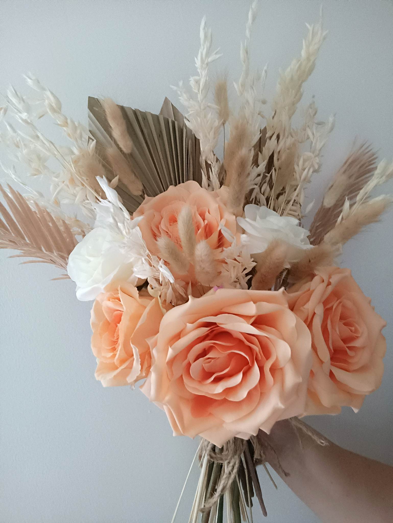 bouquet mariage boheme fleurs artificielles