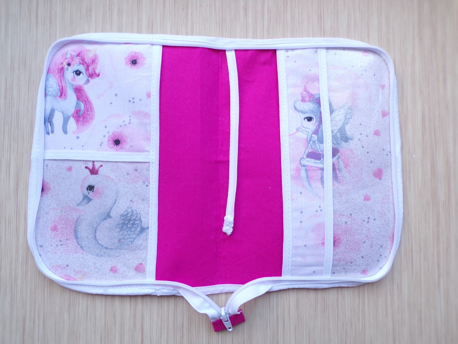 protege carnet sante licorne zip pochettes