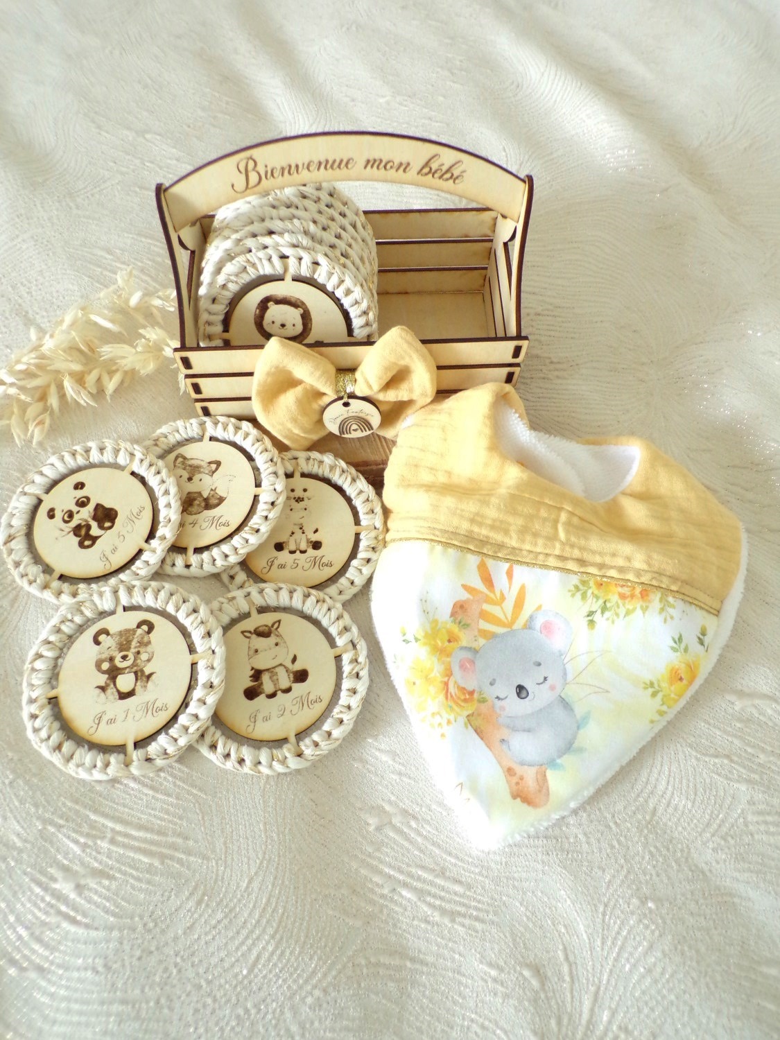 box cadeau naissance animaux mixte artisanal pas cher