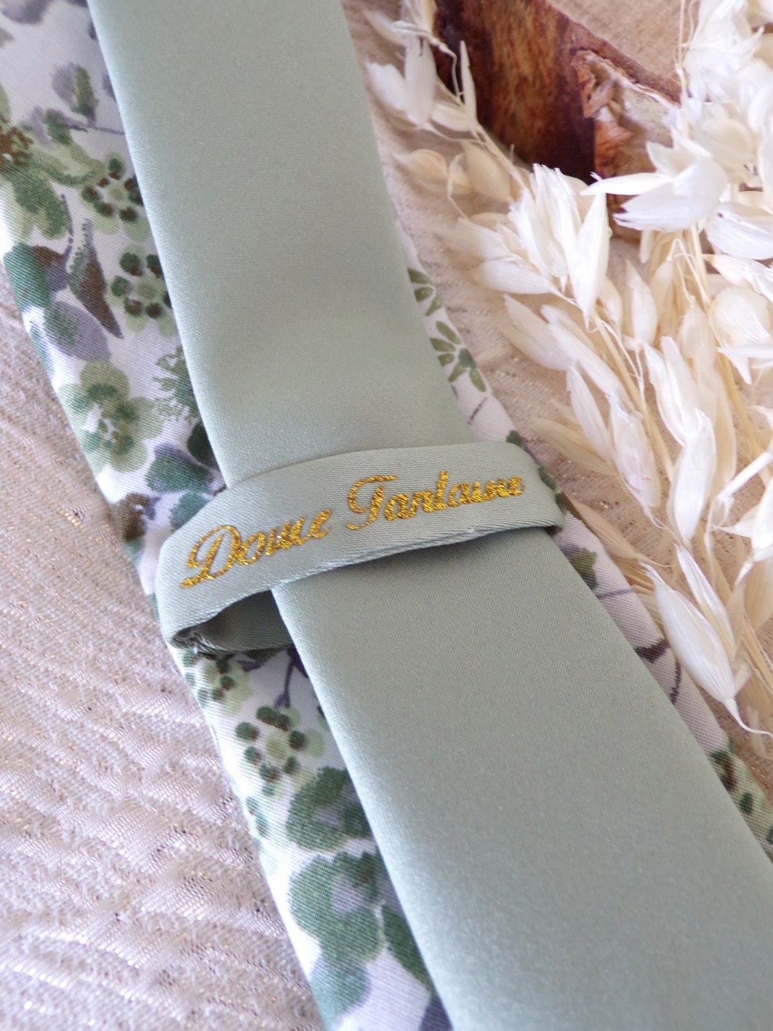 accessoire mode homme mariage cravate fleurs bohème
