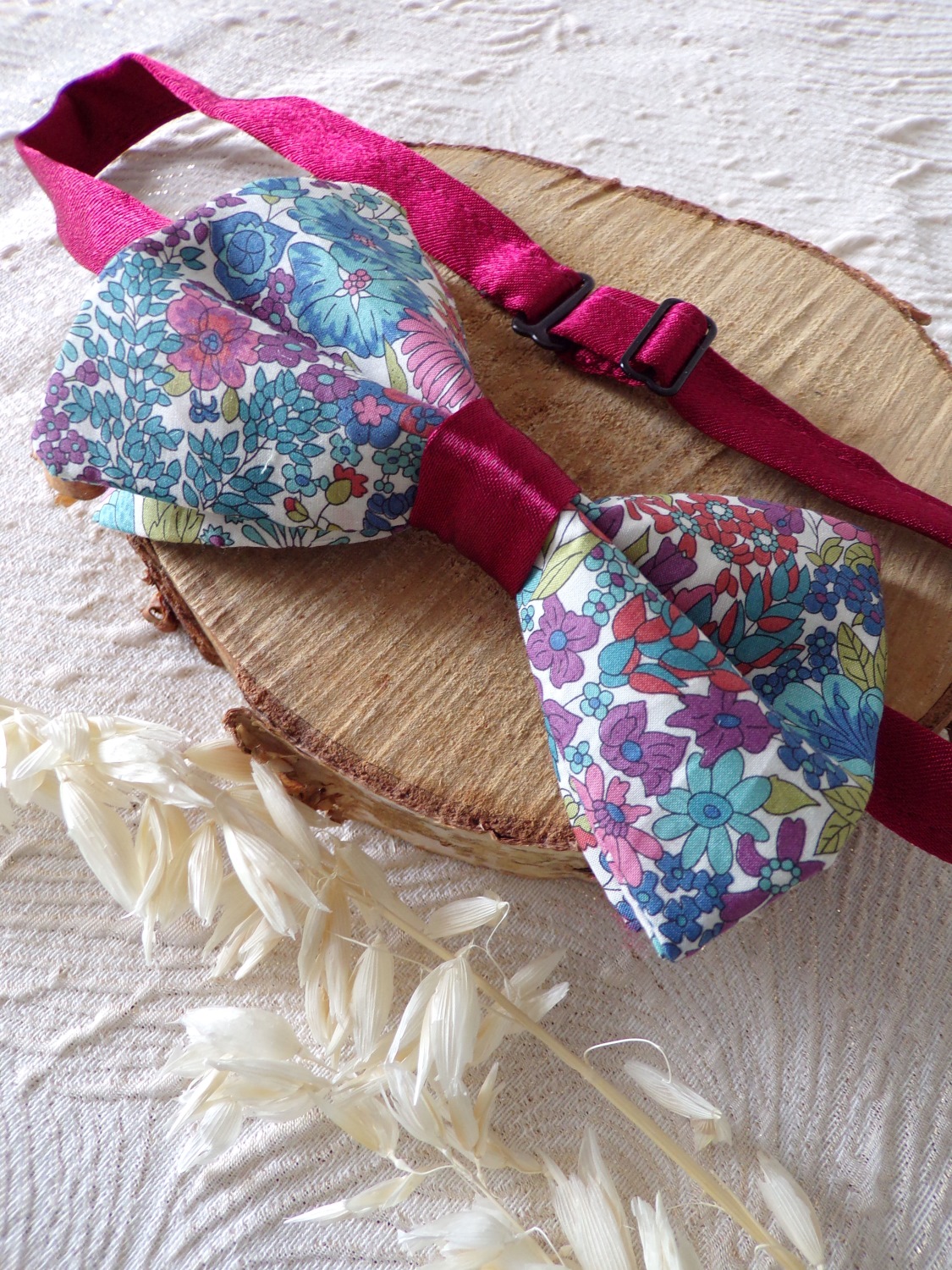 noeud papillon liberty bordeaux