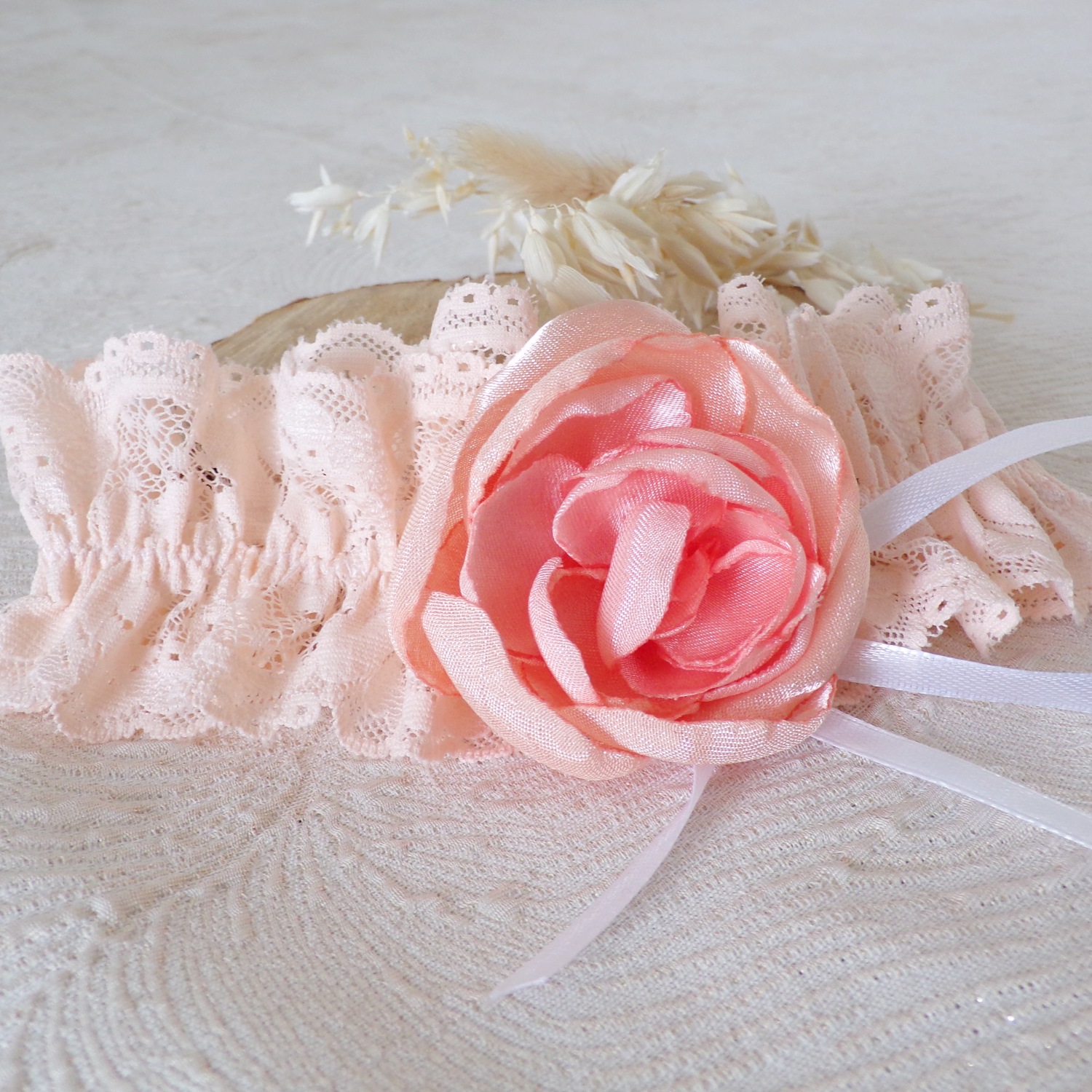 accessoire mariée pêche dentelle de calais cousu main