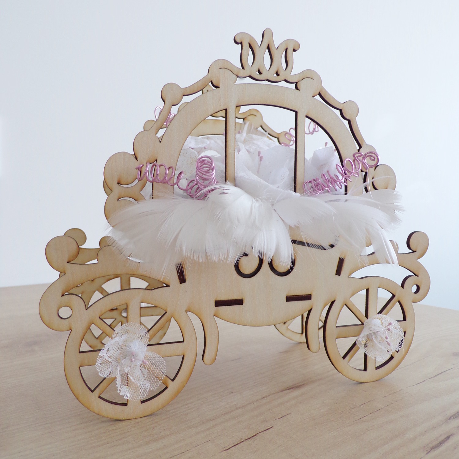 centre de table princesse carosse mariage bapteme babyshower