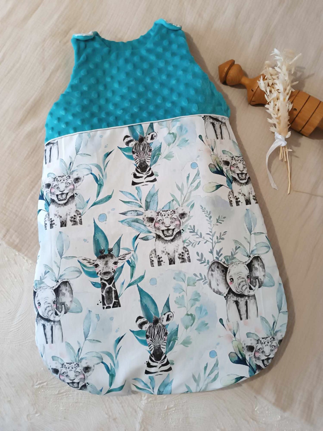 gigoteuse bébé hiver savane cadeau de naissance