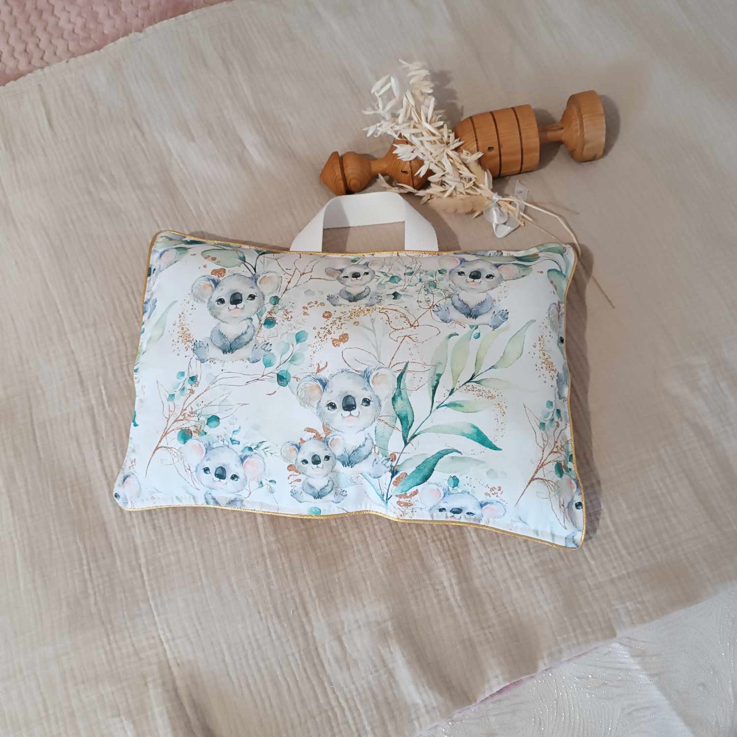 coussin de sieste koala maternelle