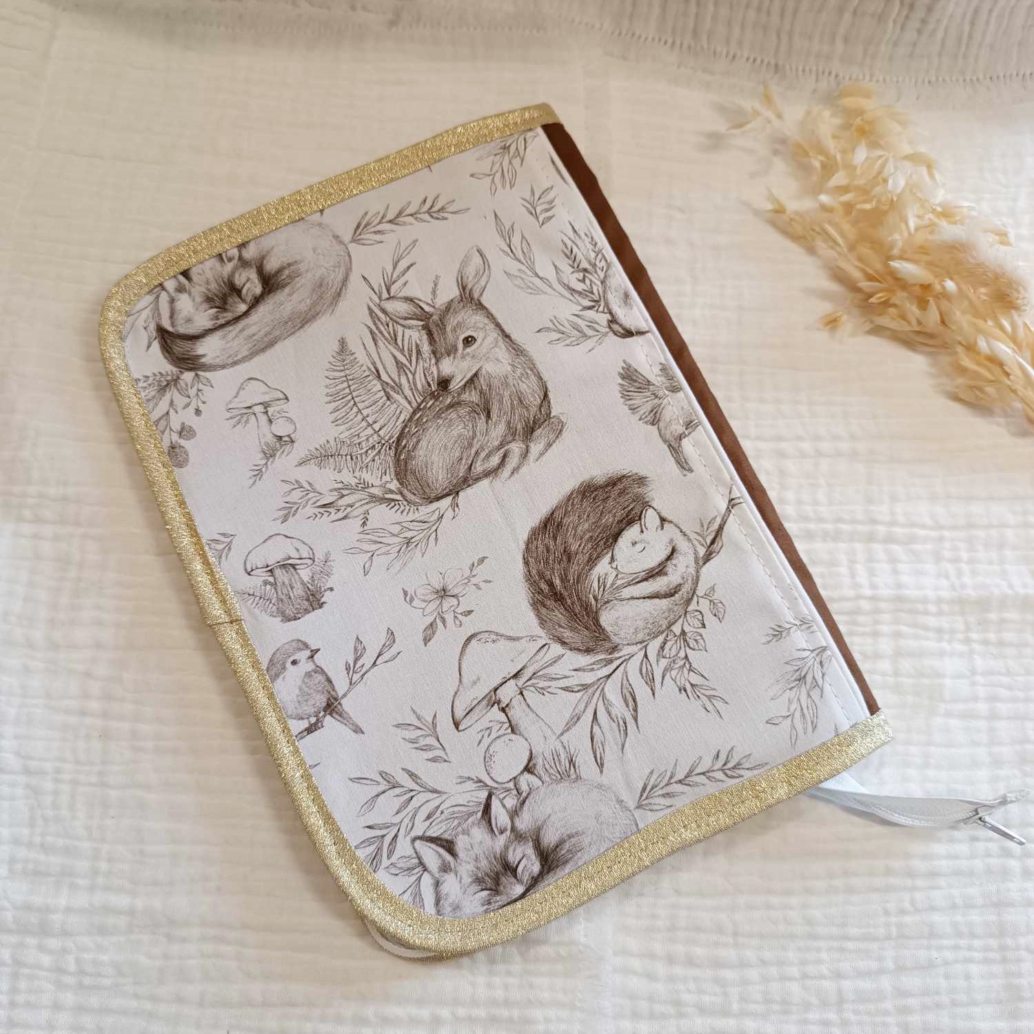 cadeau de naissance mixte animaux de la foret renard personnaliser