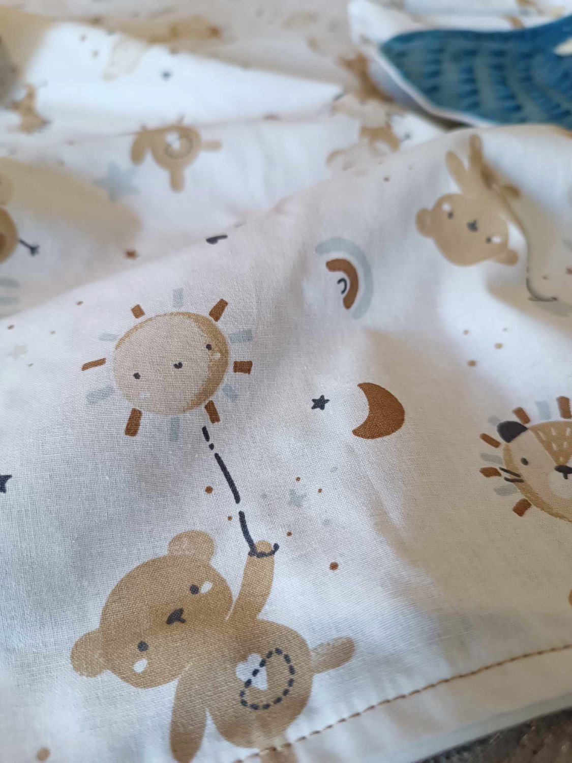 cadeau pour bébé savane ourson bleu garçon