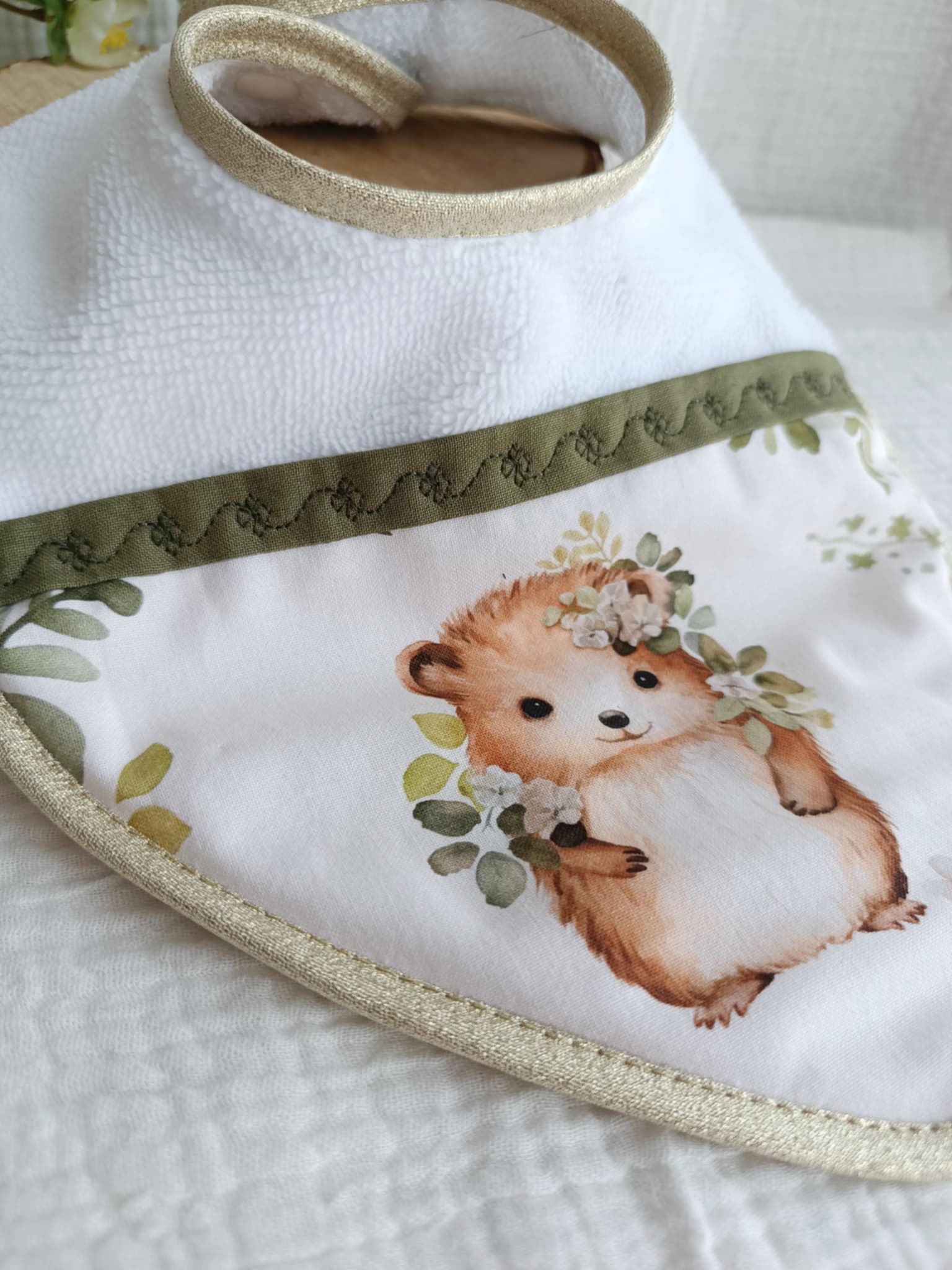 cadeau de naissance mixte bambou animaux foret