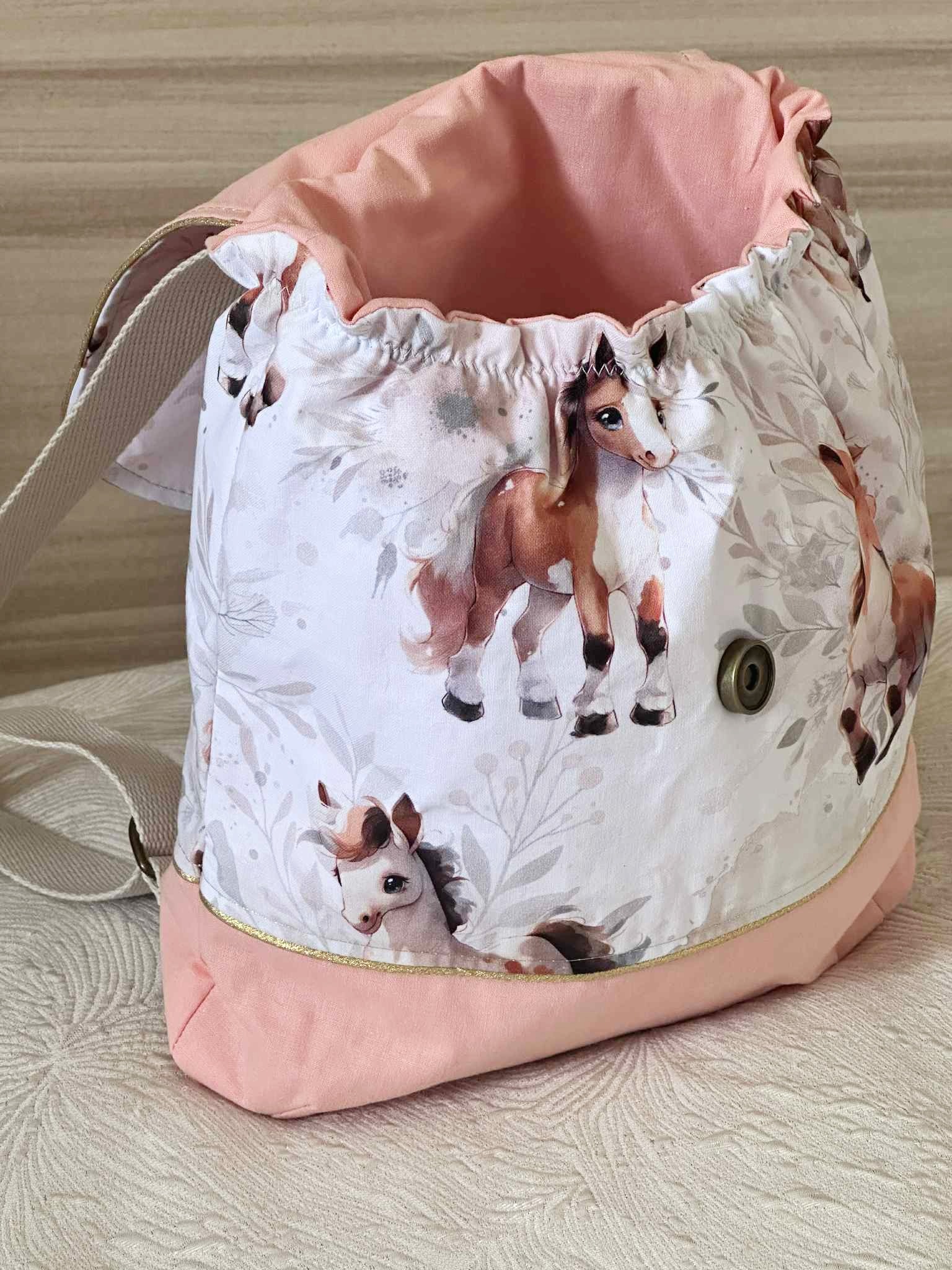 sac enfant cheval maternelle made in france