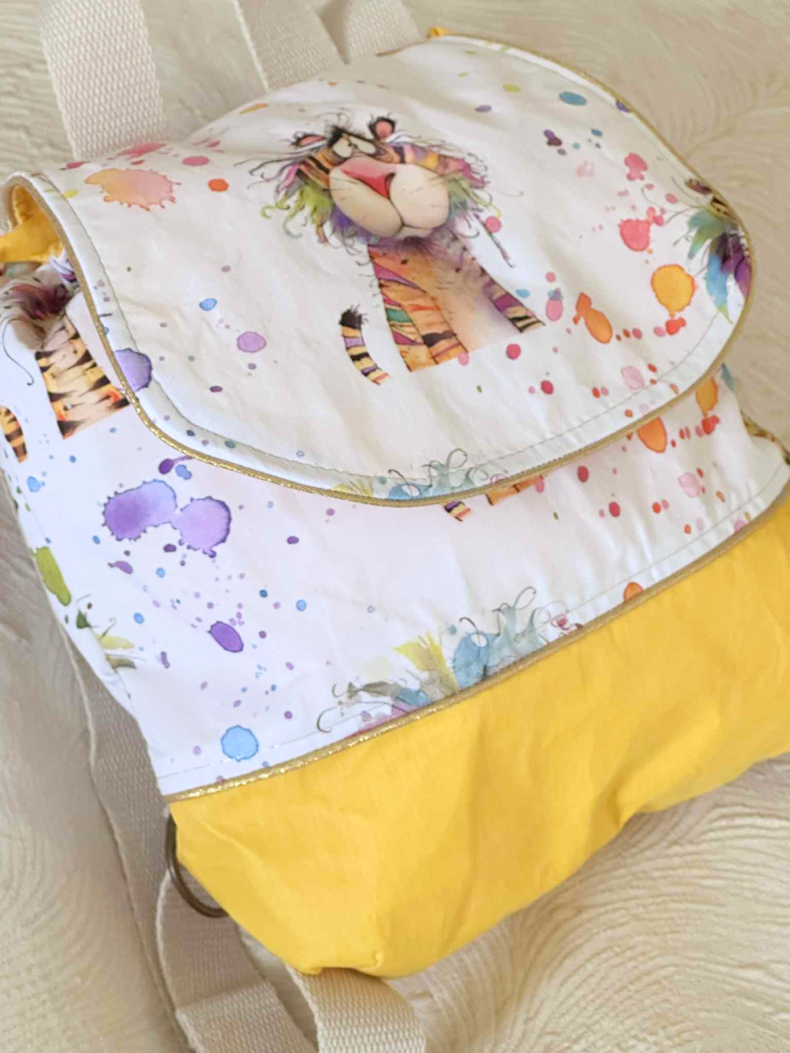 sac a dos enfant maternelle personnaliser fait main