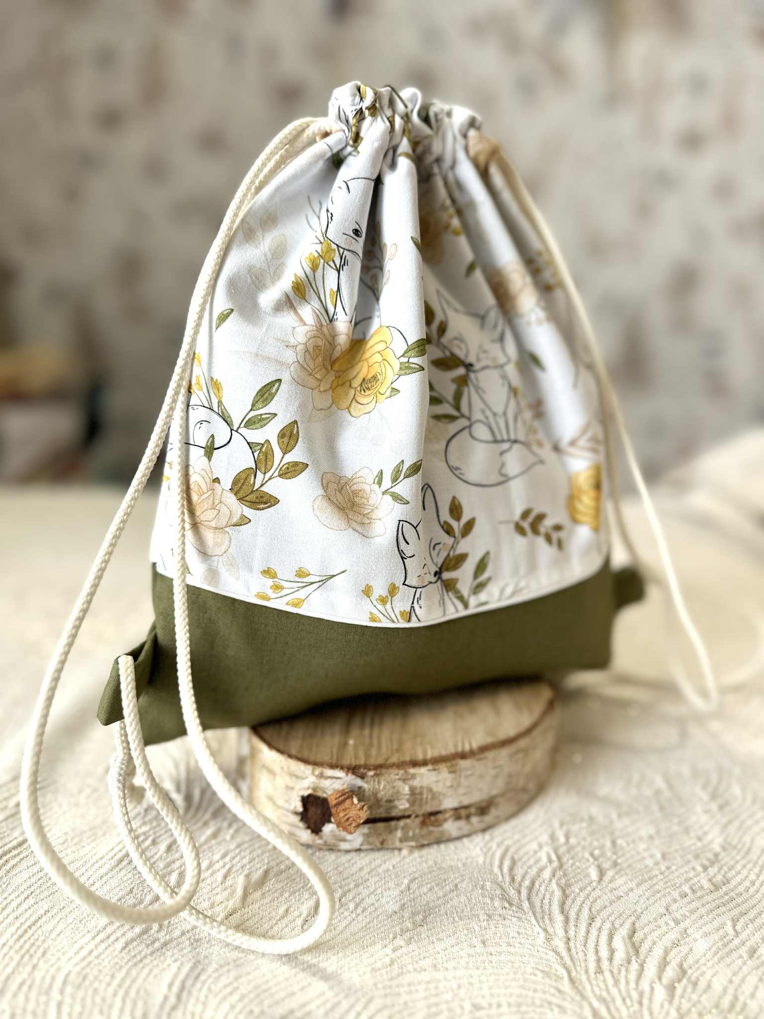 sac à dos renard pochon personnaliser made in france