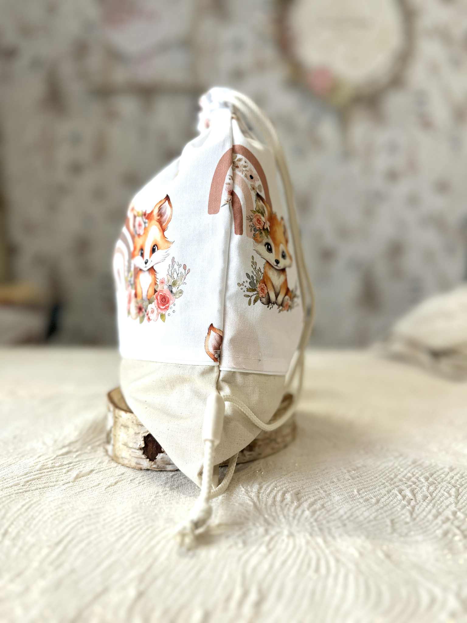 cadeau naissance personnaliser renard made in france