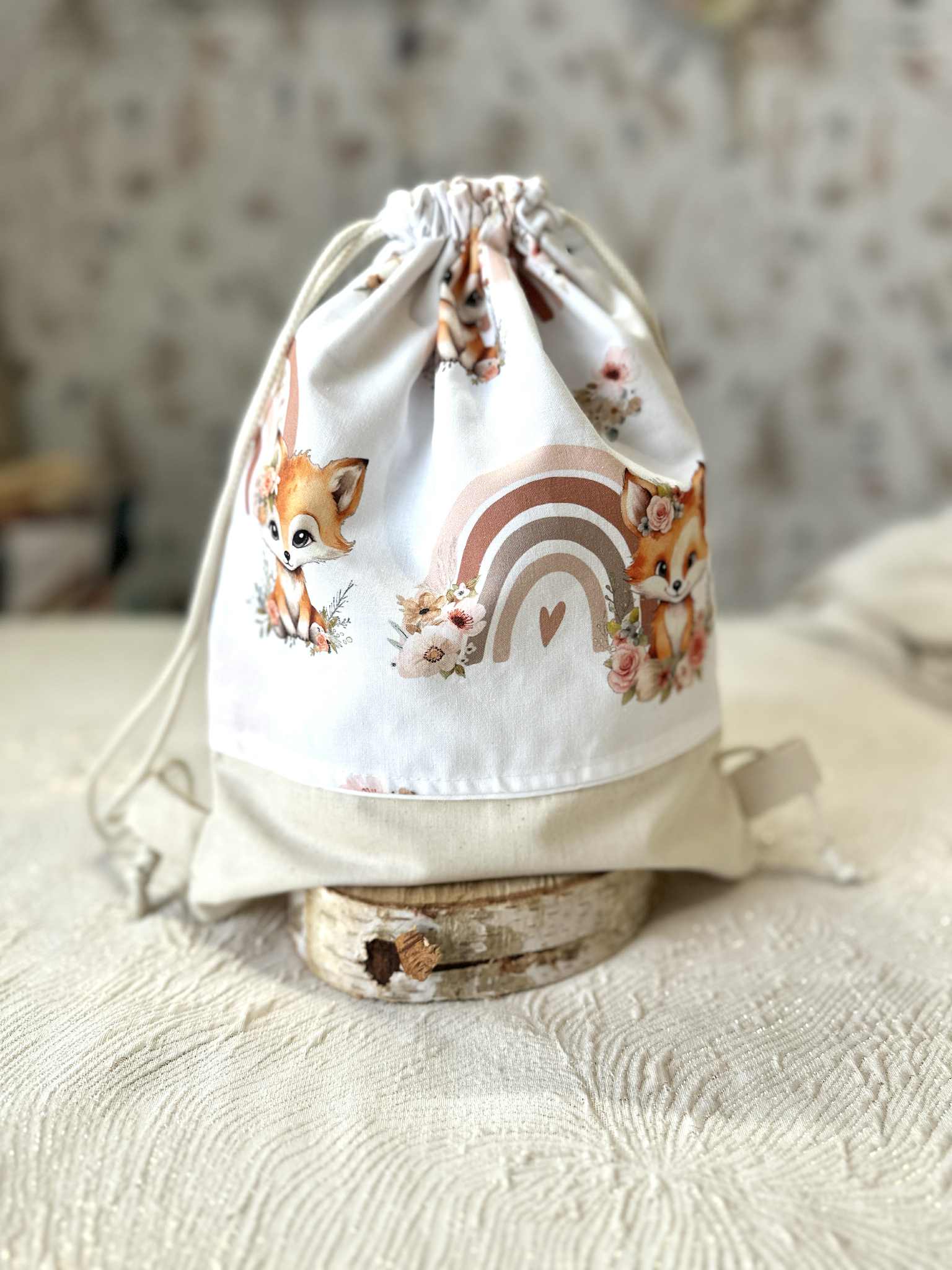 sac à dos pochon coulissant enfant personnaliser made in france