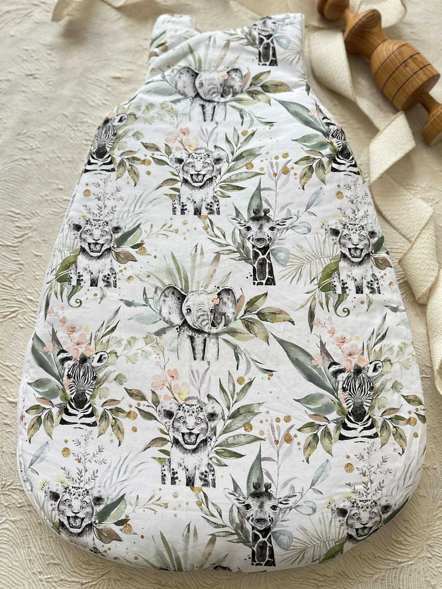 trousseau bébé naissance savane artisanal personnaliser