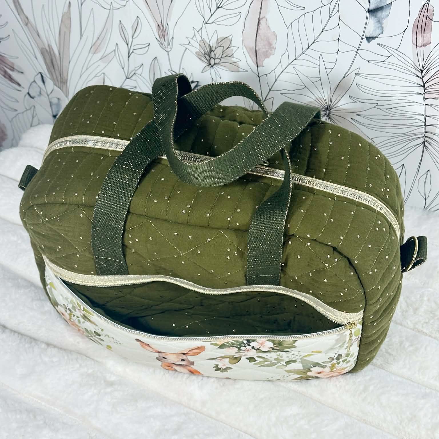 sac bébé personnalisé cadeau naissance artisanal