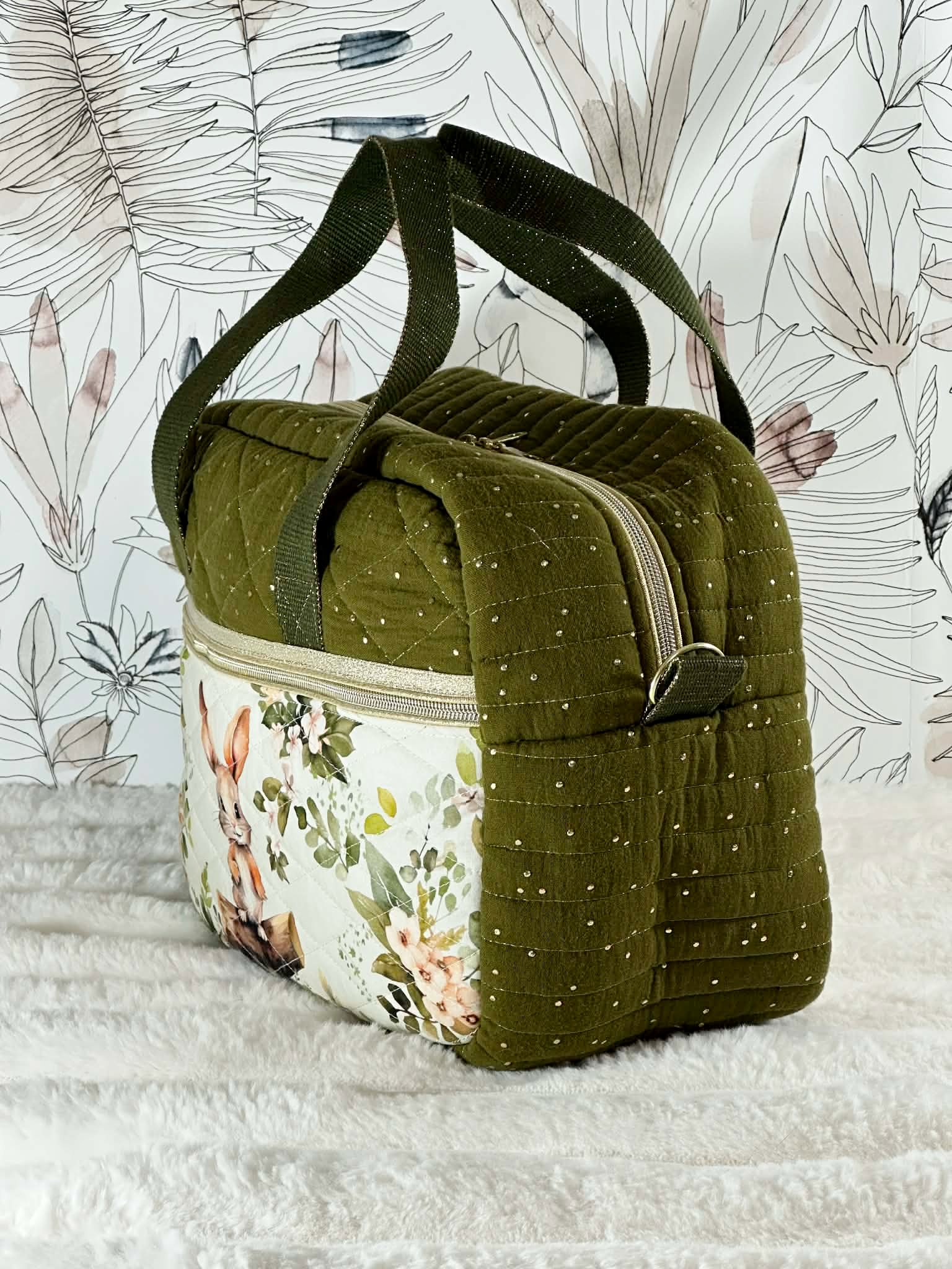 sac weekend bébé personnalisable sac a langer cadeau maman
