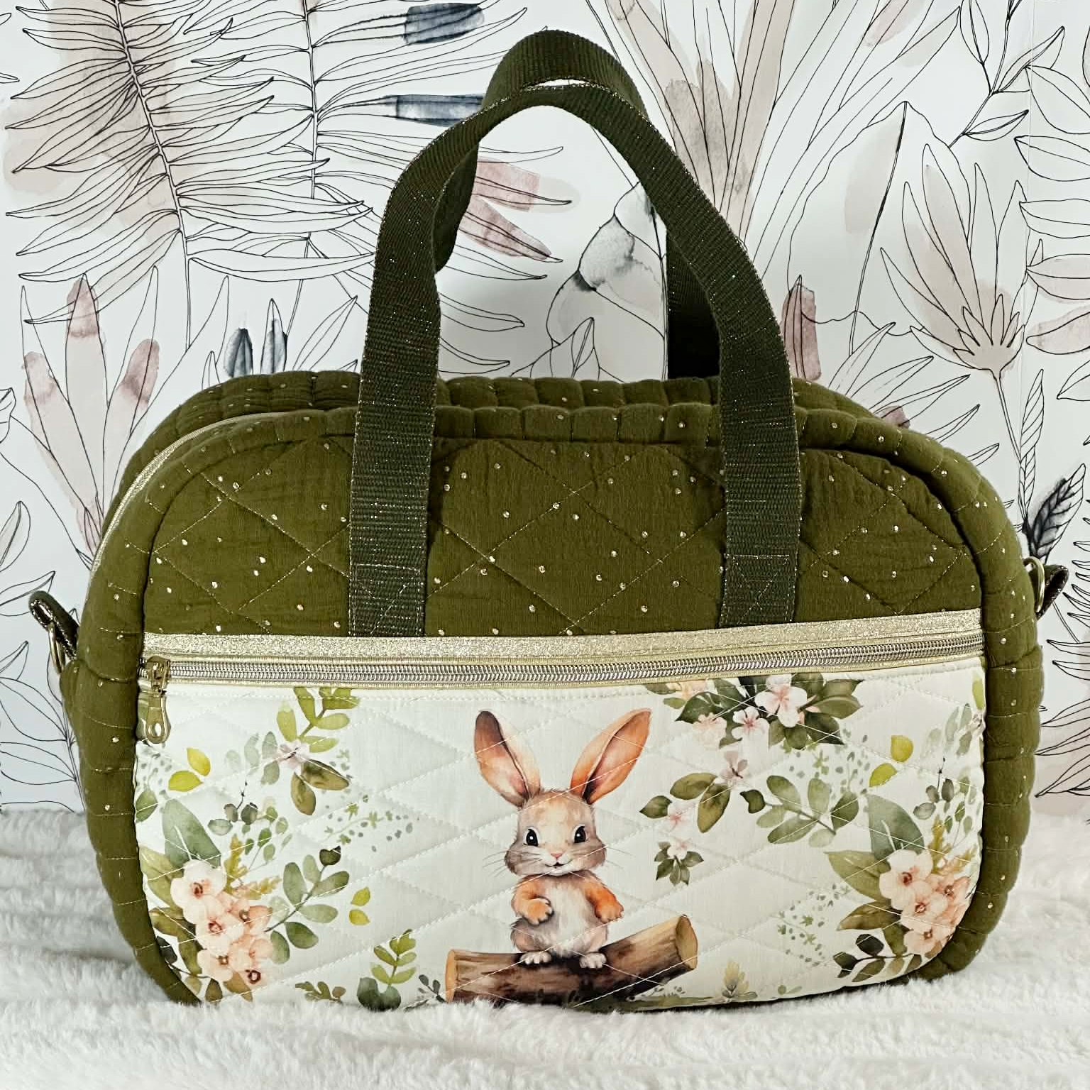 sac à langer personnalisable artisanal cadeau de naissance