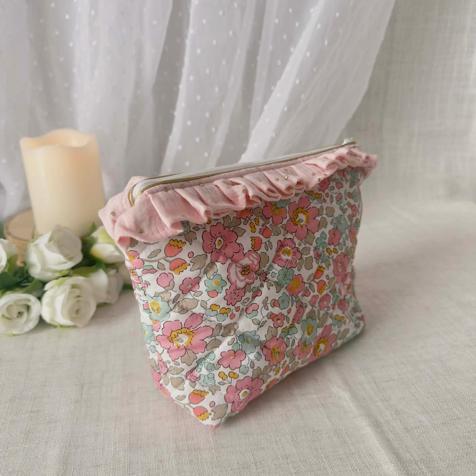 trousse toilette Liberty personnalisable