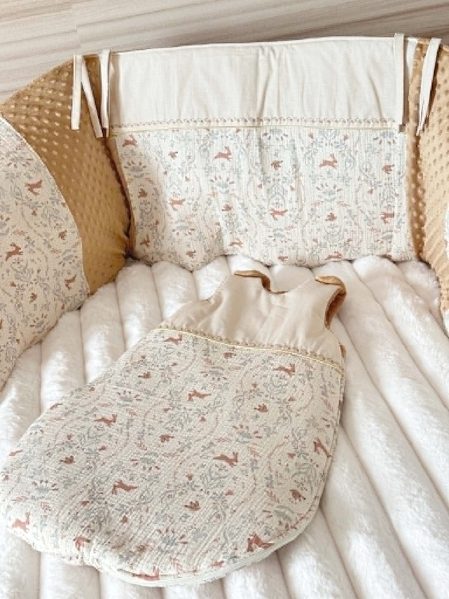 deco chambre bébé lapin beige Le jardin secret