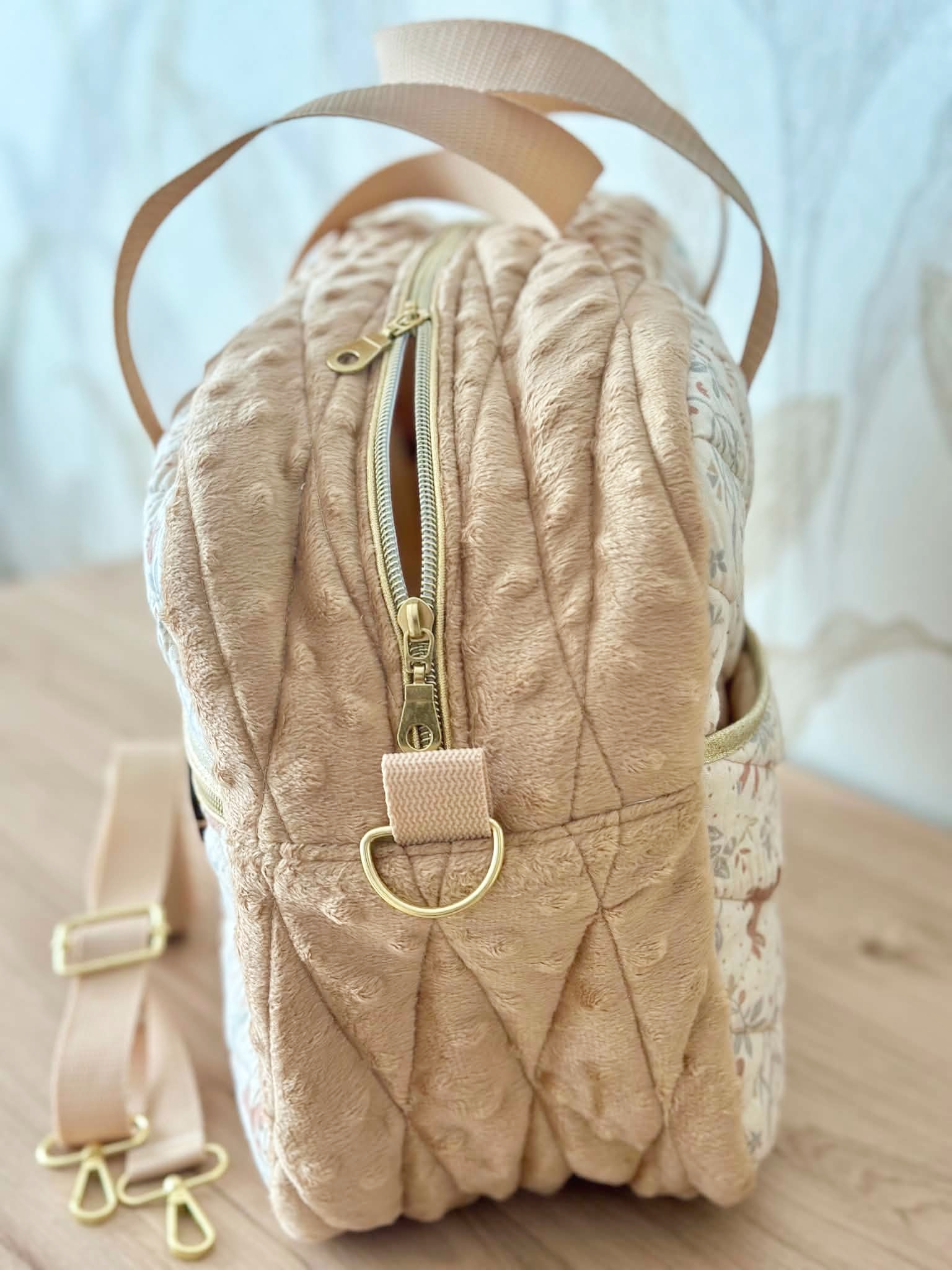 sac weekend bébé cadeau maman artisanal mixte