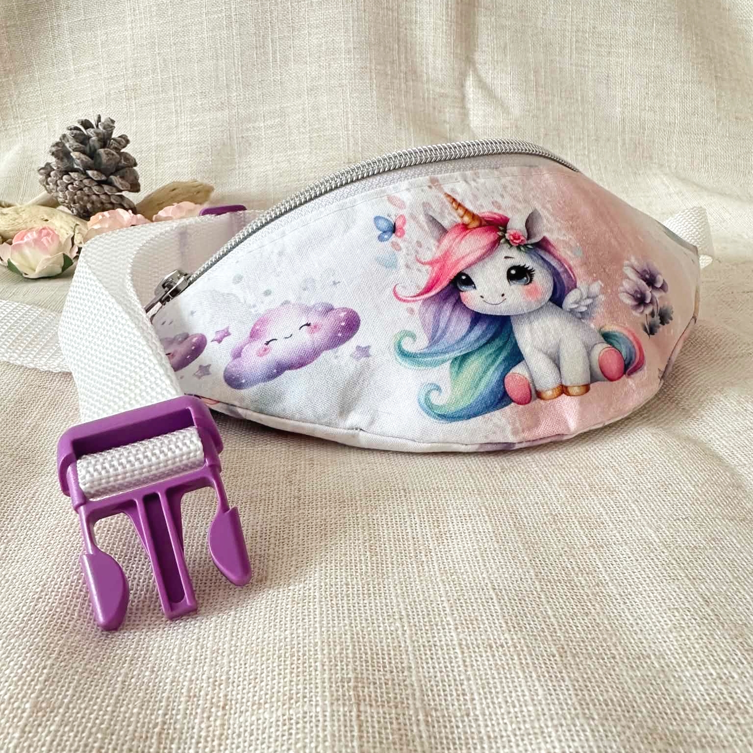 sac banane fille licorne réglable madeinfrance