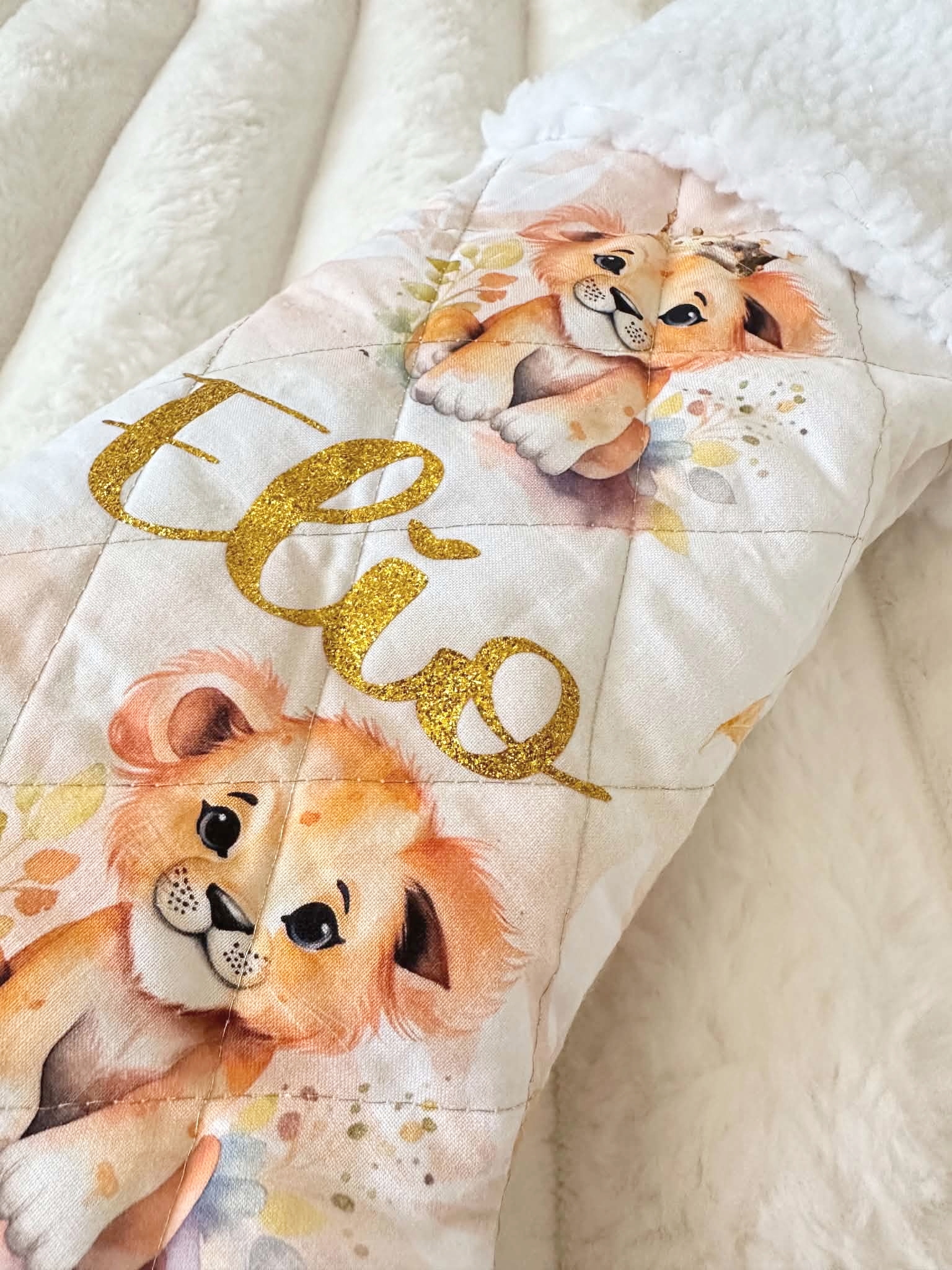 botte de noel bébé personnalisée artisanal cadeau