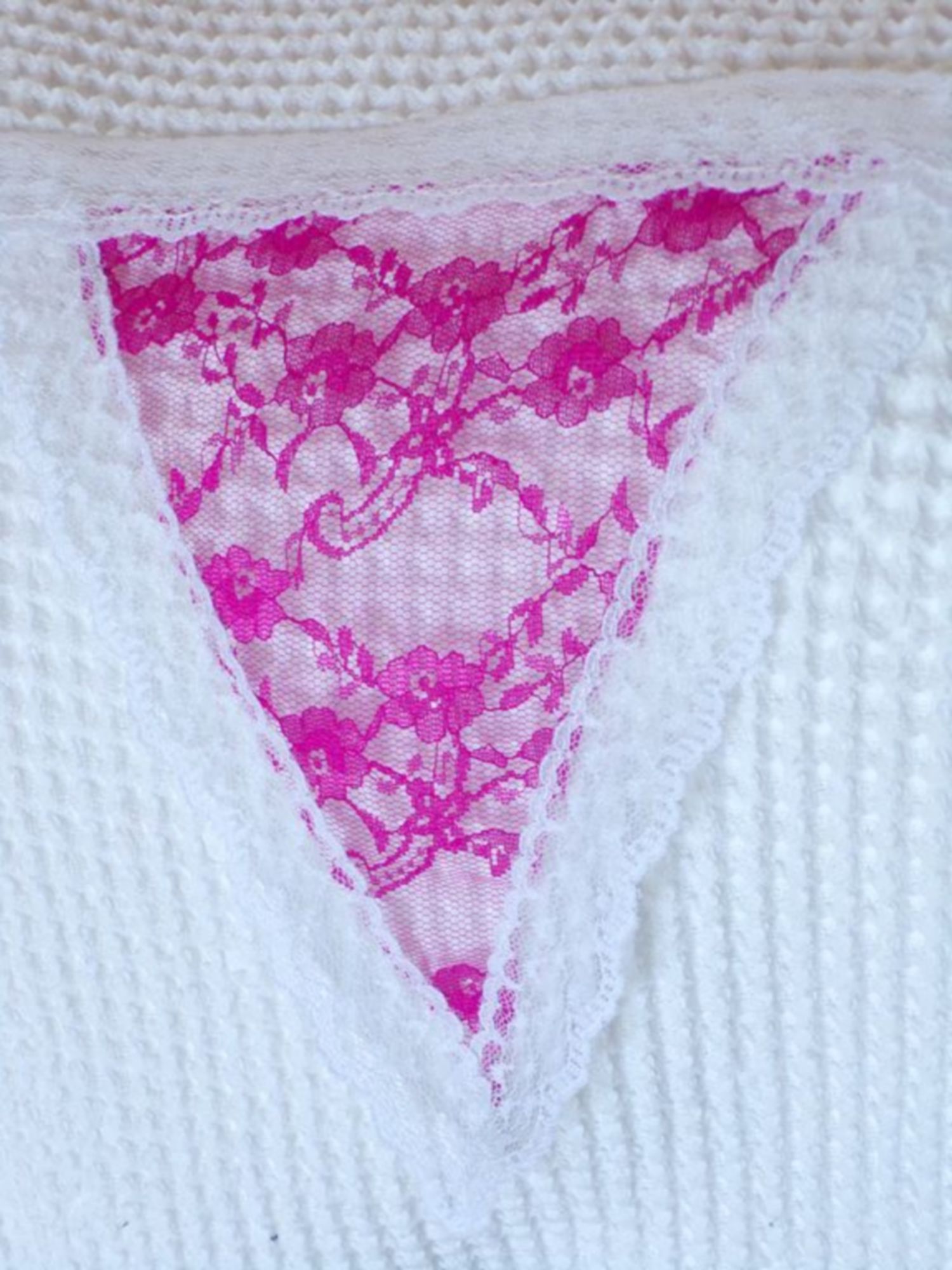 Guirlande fanion dentelle boheme mariage decoration