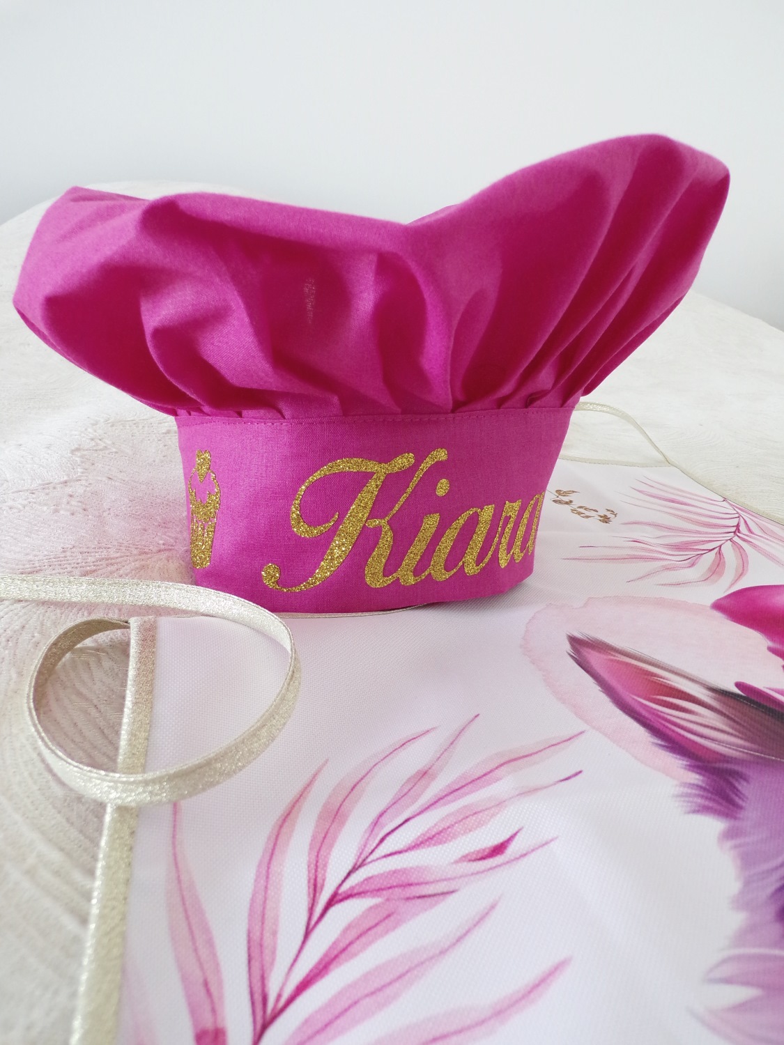 toque enfant personnaliser reglable fait main