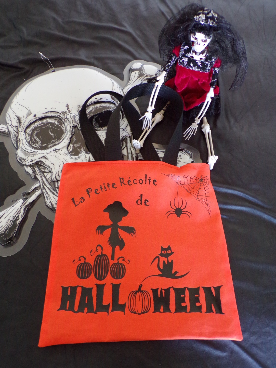 sac à friandises halloween personnalisé