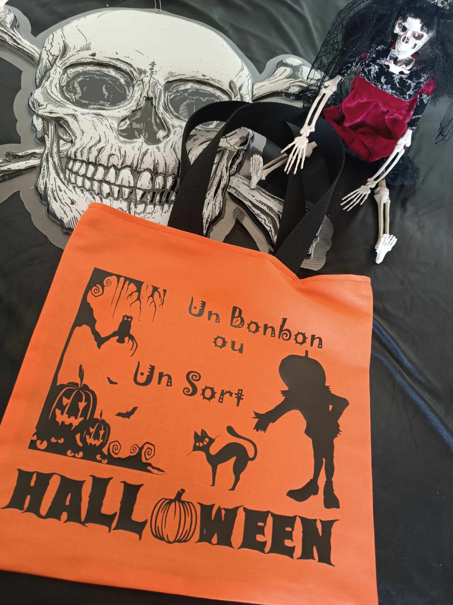 sac à bonbon personnalisé halloween