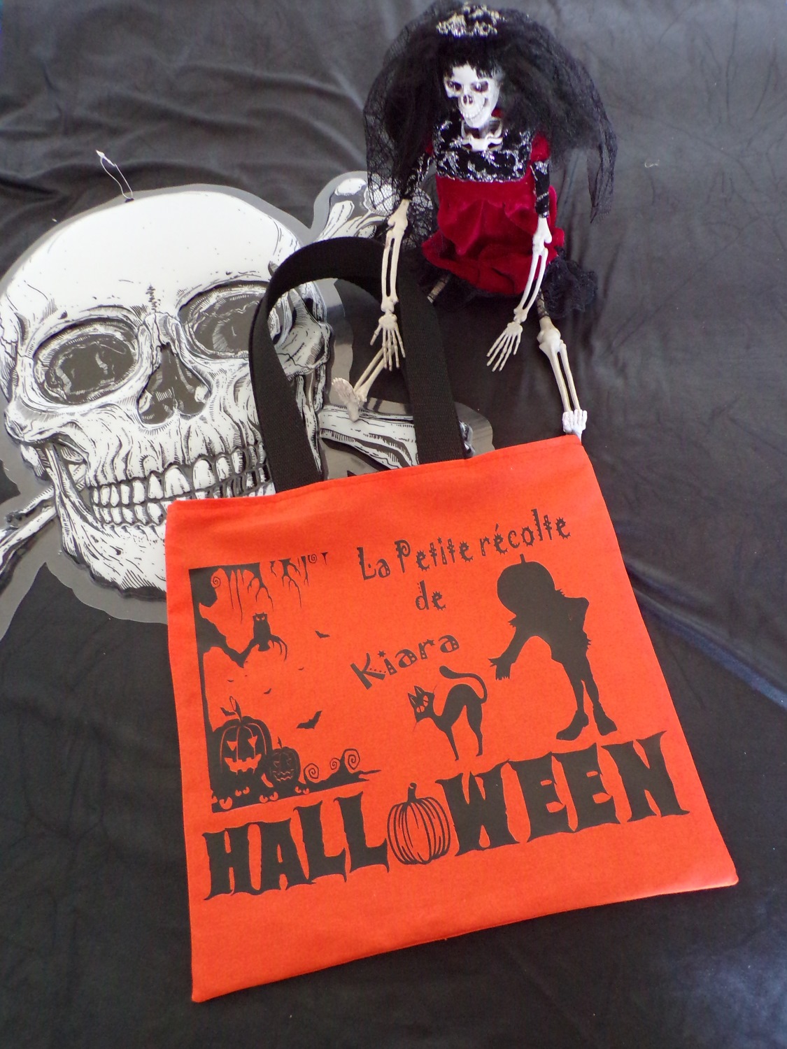 sac halloween personnalisé