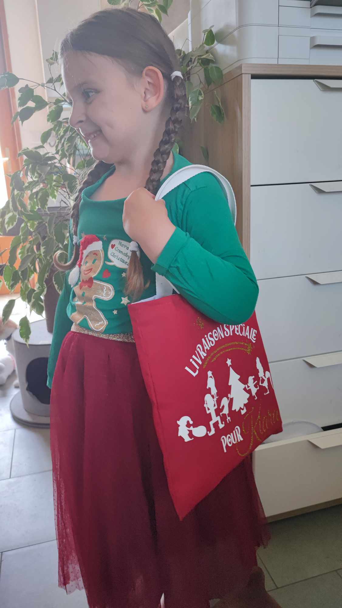 sac Noël personnalisé hotte