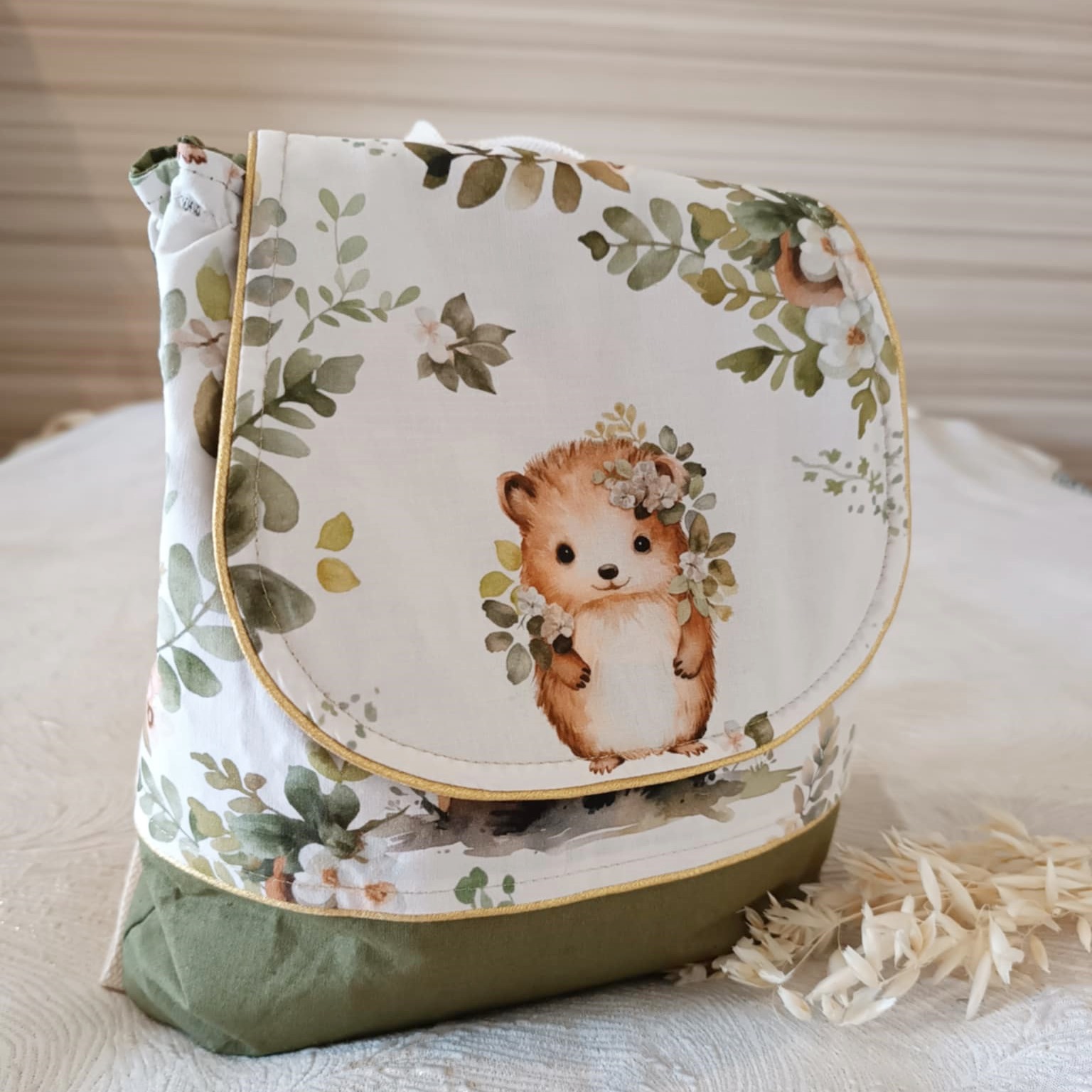 sac a dos maternelle foret enchantee lapin herisson