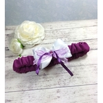 Accessoire mariage fait main violet parme