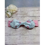 Headband fille bébé rose sur mesure fait main