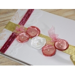 livre dor fille bébé mariage rose gold doré