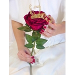 Bouquet de mariée rouge