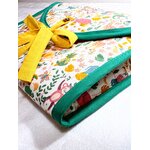 tapis nomade bébé matelas savane cadeau naissance fait main