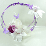 accessoire mariage papillons fleurs fait main