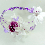 bouquet mariage original papillon fil aluminium fait main personnalisé
