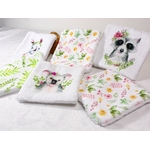 cadeau naissance fait main lingettes lavables animaux koalas