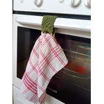 porte serviette torchon macramé bohème cuisine