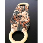 accroche torchon cuisine boheme macrame cadeau fait main