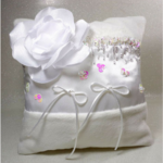 coussin alliances mariage hivernal personnalisé