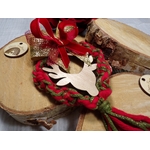 deco boheme noel macramé rouge vert