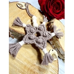 suspension noel etoile macrame boheme bois