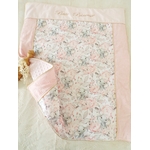 couverture bébé éléphant rose molletonnée cadeau naissance